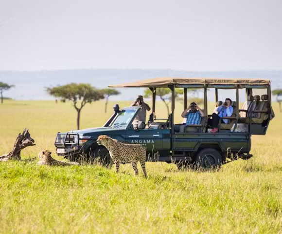 Angama Mara luxury safari lodge overlooking the Maasai Mara in Kenya